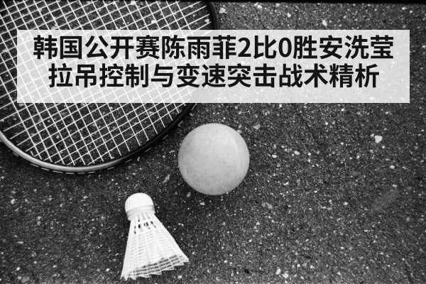 韩国公开赛陈雨菲2比0胜安洗莹 拉吊控制与变速突击战术精析